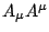 $A_{\mu}A^{\mu}$