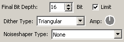 Dither Noiseshaper
