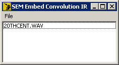 SEM Convolution Module Embed IR