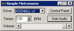 Metronome for ASIO Metronome for ASIO
