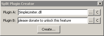Split Plugin Creator