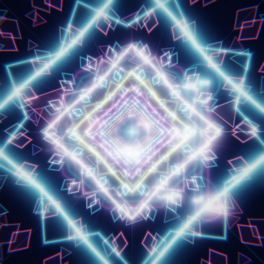 v2: WebGL shader world with a melody ribbon